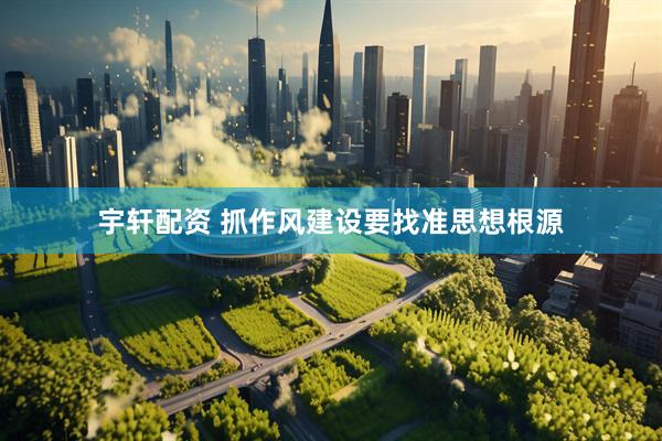 宇轩配资 抓作风建设要找准思想根源