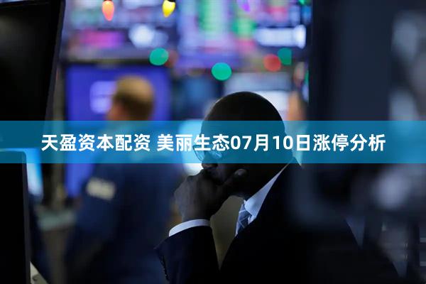 天盈资本配资 美丽生态07月10日涨停分析