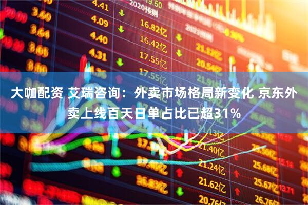 大咖配资 艾瑞咨询：外卖市场格局新变化 京东外卖上线百天日单占比已超31%